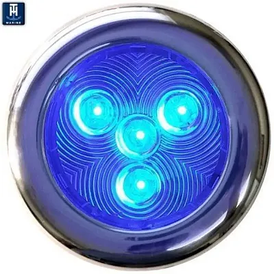 T-H MARINE LED51828DP 3&#039; Blue Led Puck Light