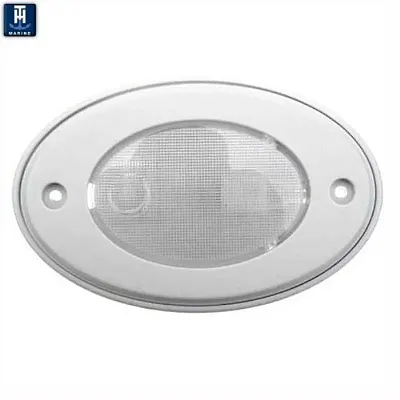 T-H MARINE OCL2KDP White Oval Courtesy Led W/ Mnt Ring