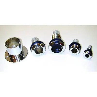 T-H MARINE RFTH2BCPDP 1 1/2&#039; Chromed Thru-Hull
