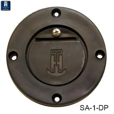 T-H MARINE SA1DP Black Scupper Adapter
