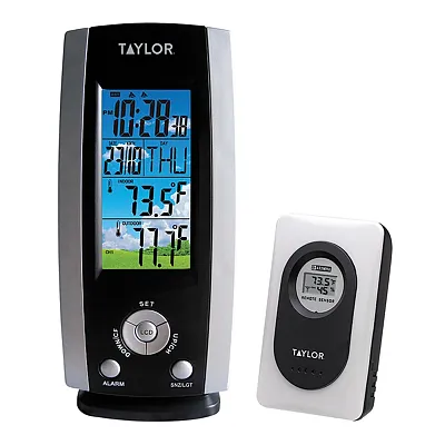 Taylor Precision Products 1512 Battery-Powered Wireless 3-Channel Digital Weathe