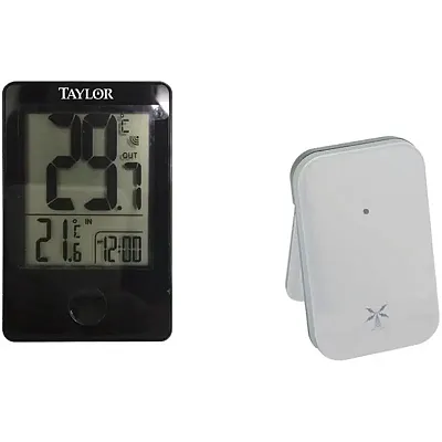 Taylor 1730 Indoor/Outdoor Digital Thermometer With Remote