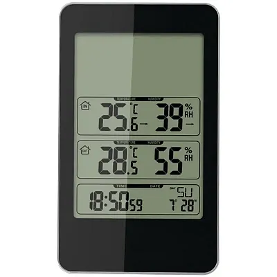 Taylor 1733 Indoor/Outdoor Digital Themometer With Barometer & T