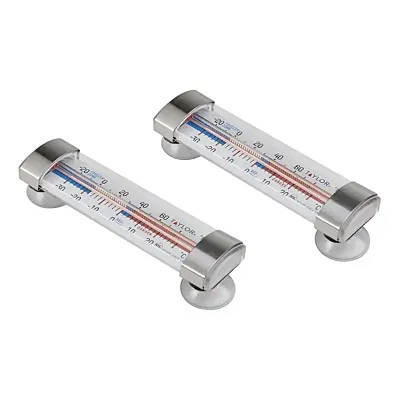 Taylor Precision Products 5257918 Fridge And Freezer Thermometers, 2 Pack