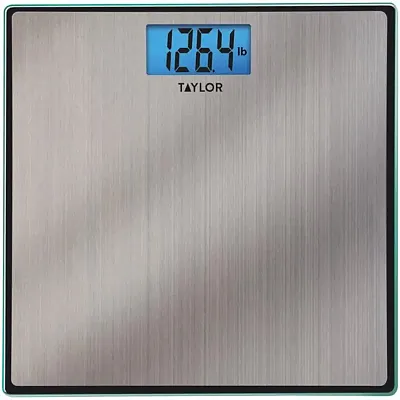Taylor Precision Products 74074102 Digital Stainless Steel Bathroom Scale