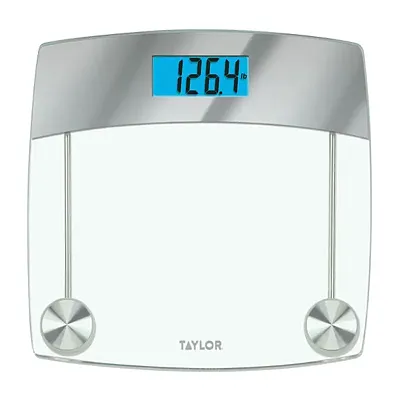 Taylor Precision Products 75244192 Digital Glass Bathroom Scale With Stainless S