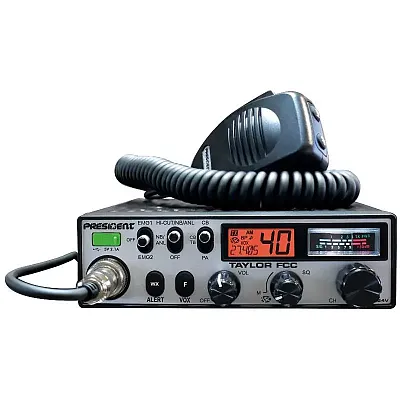President Taylor President - Taylor 12-24 Volt Deluxe Cb Radio W