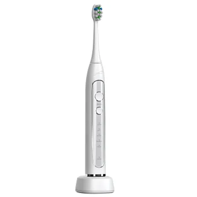 SuperSonic Sonic Zoom Advance Wireless Rechargeable Toothbrush in White