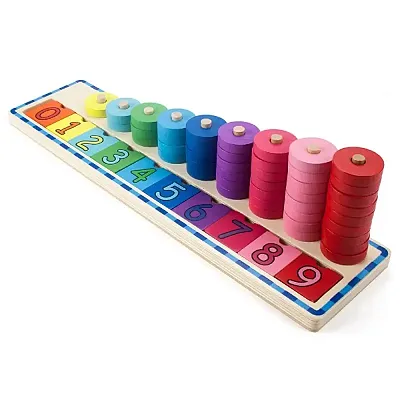 Colorful Counting Number Stacker TCDG-013