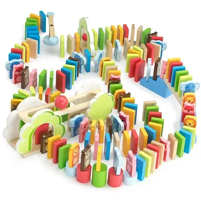 Zoo Animals Domino Rally Playset TCDG-053
