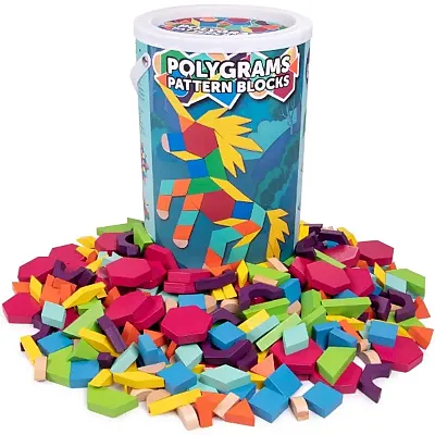Polygrams Pattern Blocks TCDG-089