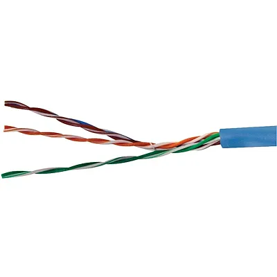 Vericom Mbw5U-00932 Cat-5E U/Utp Solid Riser Cmr Cable, 1,000 Ft. (Blue)
