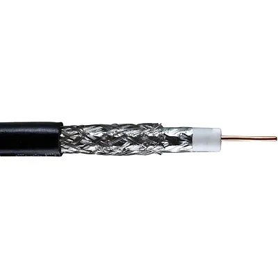 Vericom Xrg06-02404 Rg6 Ccs Dual-Shield Coaxial Cable, 1000Ft