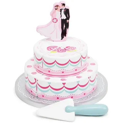 Bride and Groom Wedding Cake TEAT-026