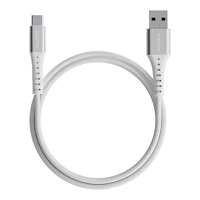 Nautica Ucccb02-02-04 4-Ft. 15-Watt Usb-A To Usb-C Cable, Urban Cb200 (White)