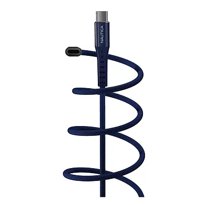 Nautica Ucccb10-01-04 4-Ft. 65-Watt Usb-C To Usb-C Cable With Led Ends, Urban Cb