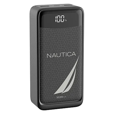 Nautica Uccpb12-03 Turan Pb Dual-Usb Hi-Speed Portable Power Pack With Digital P