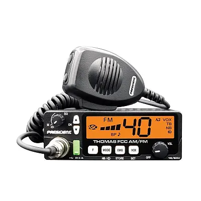 President Thomas President - Thomas Fcc Compact 40 Channel Am/Fm Cb Radio With 7