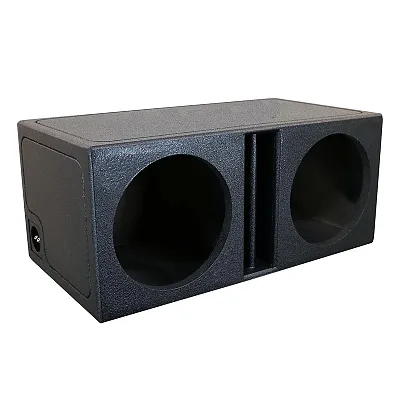 Atrend Dual 10" Slammer Slot-Port Vented Woofer Enclosure - Bedliner Finish