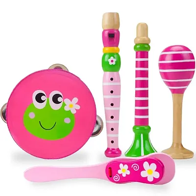 Mini Melodies Wooden Instrument Set TMUS-001