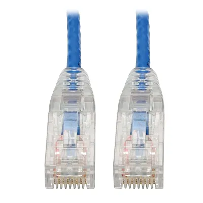 Tripplite N201-S8N-BL Cat6 90 Degree Gig Patch Cord 8&quot;