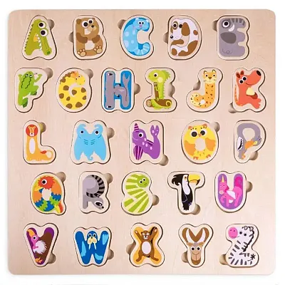 Professor Poplar&#039;s Animal Alphabet Puzzle TPUZ-318