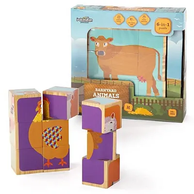 Barnyard Animals Block Puzzle (2020 Update) TPUZ-503