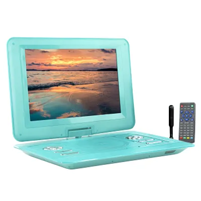 Trexonic 13.3 Inch Portable TV+DVD Player with Color TFT LED Screen and USB/HD/A
