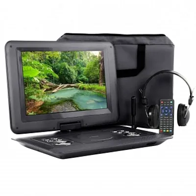 Trexonic 14.1 Inch Portable DVD with TV Tuner Player with Swivel TFT-LCD Screen