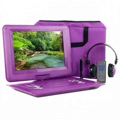 Trexonic 14.1 Inch Portable DVD Player with Swivel TFT-LCD Screen and USB,SD,AV,