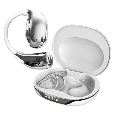 Rca Wave-88Wht Wave-88 Ai Translator Tws Bluetooth Open-Ear Earbuds With Mics, O