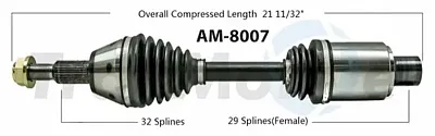 TRAKMOTIVE AM8007 New Cv Axle