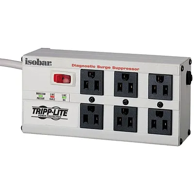 Tripp Lite By Eaton Isobar6 Ultra 6-Ac Outlet 3,330-Joules Isobar Metal Surge Pr