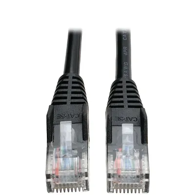 Tripp Lite By Eaton N001-025-Bk Cat-5/5E Snagless Molded Solid Utp Ethernet Cabl