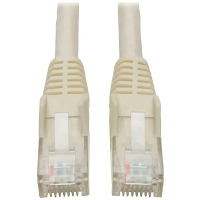 Tripp Lite By Eaton N201-050-Wh Cat-6 Gigabit Snagless Molded Solid Utp Ethernet