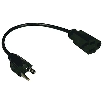 Tripp Lite P022-001 Power Extension Cable, 1 Ft (Adapter)