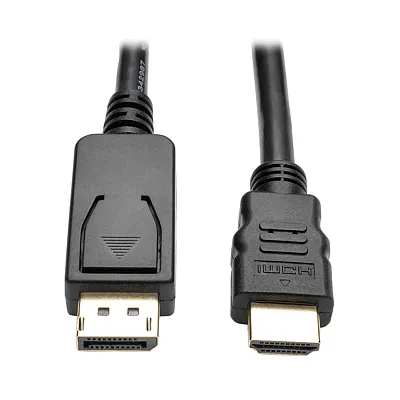 Tripp Lite By Eaton P582-006-V2 4K At 30 Hz Displayport 1.2 Male With Latch To H