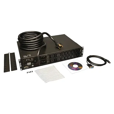 Tripp Lite By Eaton Pdumnh30Hv Single-Phase 208-230V Monitored Pdu, 5.5 Kw, 16 O