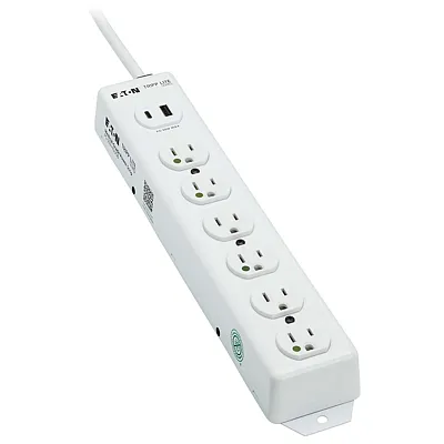 Tripp Lite By Eaton Ps-602-Hgusb 6-Ac Outlet And 2-Usb Port Safe-It Ul 1363 Medi