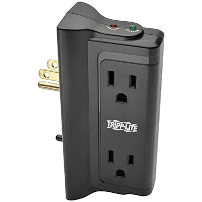 Tripp Lite By Eaton Tlp4Bk 4-Ac Outlet 720-Joules Surge Protector Wall Tap, 3314