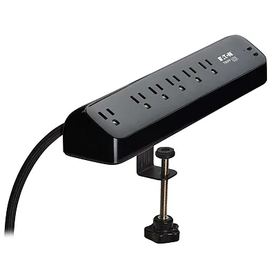 Tripp Lite By Eaton Tlp610U30Clampb 6-Ac Outlet And 2-Usb Port 900-Joules Protec