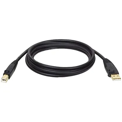 Tripp Lite By Eaton U022-010 Usb 2.0 Peripheral Cable, A Male/B-Male Gold-Plated