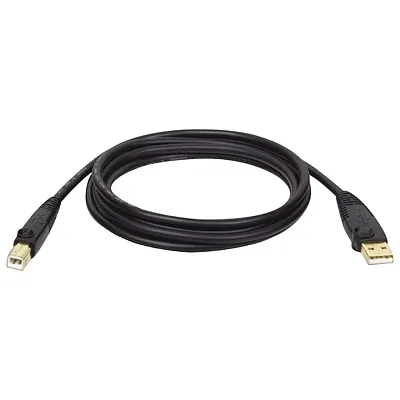 Tripp Lite By Eaton U022-015 Usb 2.0 Peripheral Cable, A Male/B-Male Gold-Plated