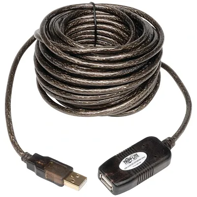 Tripp Lite By Eaton U026-10M Usb 2.0 Active Extension Cable, Usb-A Male/Female,