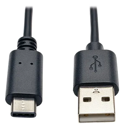 Tripp Lite By Eaton U038-006 Usb 2.0 Cable, Usb-C Male/Usb-A Male, Black (6 Ft.)
