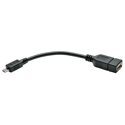 Tripp Lite By Eaton U052-06N Micro Usb-B Male To Usb-A Female Otg Host Adapter C