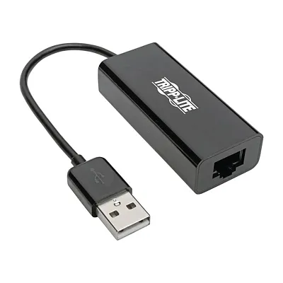 Tripp Lite By Eaton U236-000-R Usb 2.0 To Rj45 Ethernet Nic Network Adapter, U23