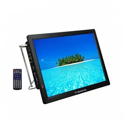 Trexonic Portable Rechargeable 14&quot; LED TV With HDMI, SD/MMC, USB