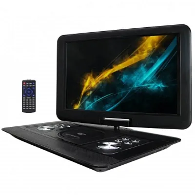 Trexonic 15.4&quot; Portable DVD Player with TFT-LCD Screen and USB/S