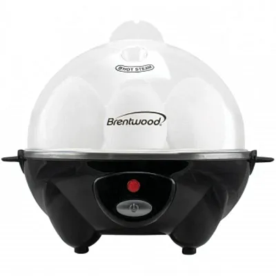 Brentwood Electric 7 Egg Cooker with Auto Shut Off in Black